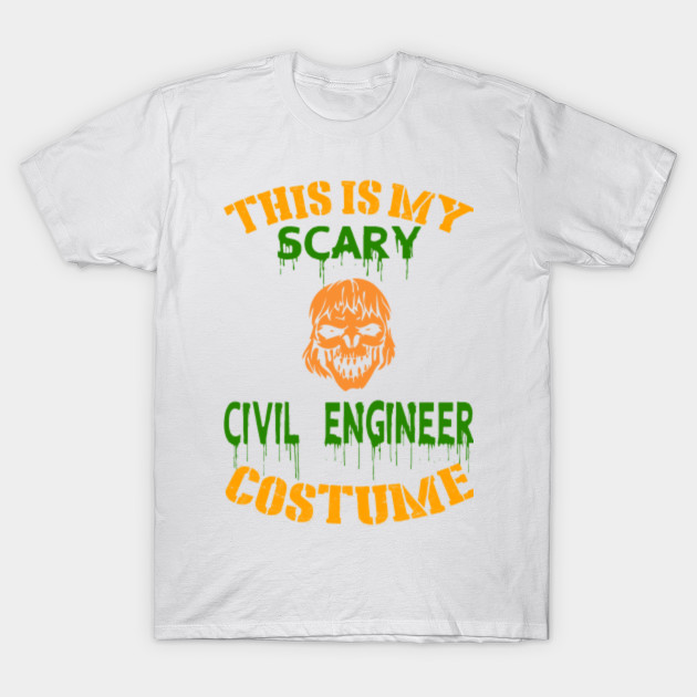 This Is My Scary Civil Engineer Costume T-Shirt-TOZ